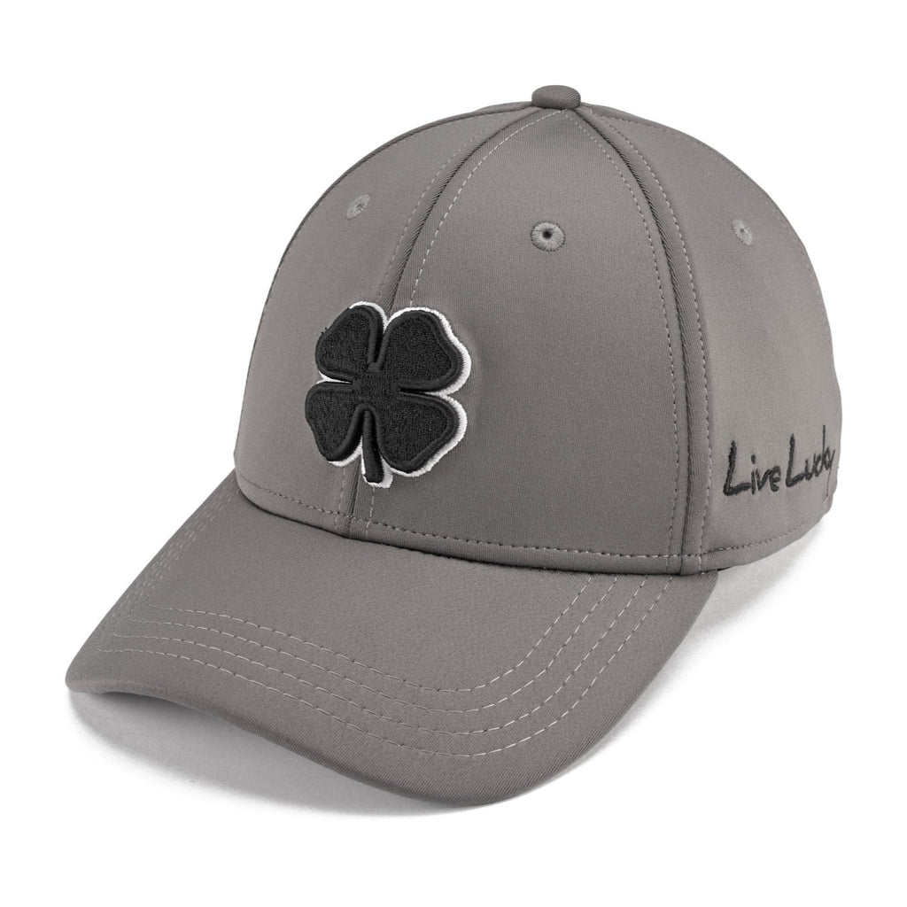 Black Clover Premium Clover 22 Gray Baseball Hat – Black
